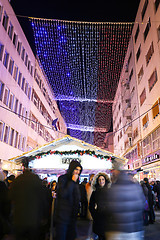 Image showing People at Advent in Zagreb