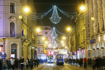 Image showing Advent time in capital of Croatia