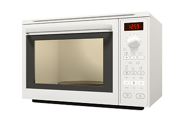 Image showing typical modern microwave isolated