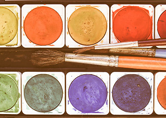 Image showing  Painting tools vintage