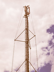 Image showing  Communication tower vintage