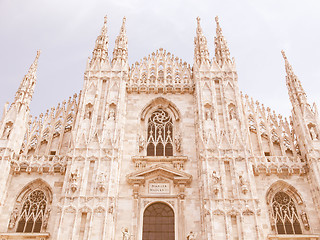 Image showing Duomo, Milan vintage