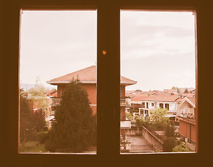 Image showing  Window view vintage