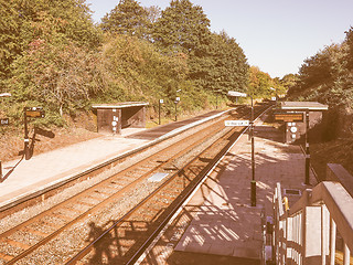 Image showing Wood End station in Tanworth in Arden vintage