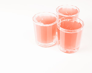 Image showing  Pink grapefruit saft vintage