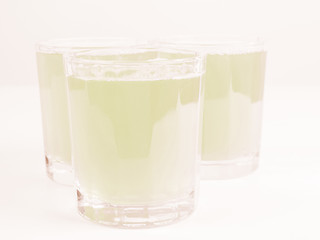 Image showing  Green apple juice vintage