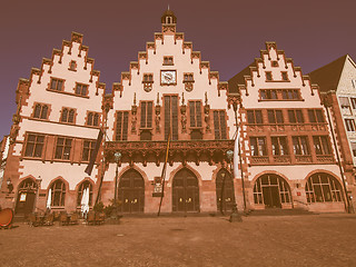 Image showing Frankfurt city hall vintage