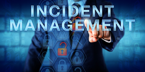 Image showing Administrator Pushing INCIDENT MANAGEMENT