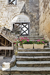 Image showing Cordeliers cloister in Saint-Emilion, France