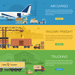 Image showing Trucking Industry Banners