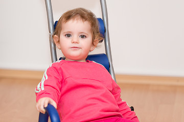 Image showing Happy cute little girl