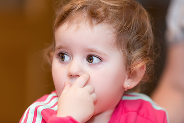 Image showing Happy cute little girl