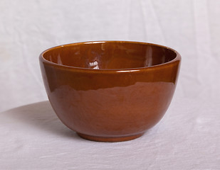 Image showing Vintage empty bowl 