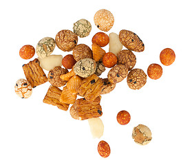 Image showing Mix of Japanese nuts