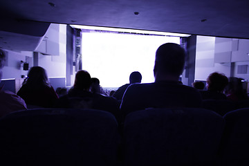 Image showing People watching movie