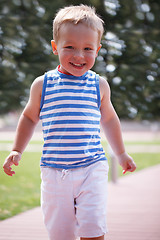 Image showing Portrait of smiling happy boy