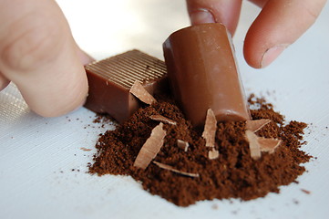 Image showing chopped chocolate