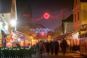 Image showing Zagreb decorated at Advent time