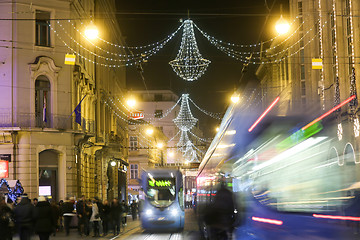 Image showing Advent time in center of Zagreb