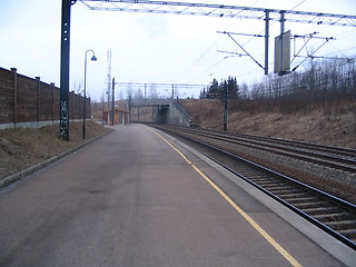 Image showing Rural railway station