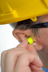 Image showing protective ear plugs