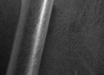 Image showing rolled leather surface