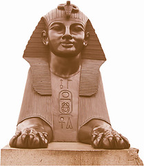 Image showing  Egyptian sphynx vintage