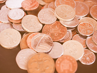 Image showing  UK Pound coin vintage