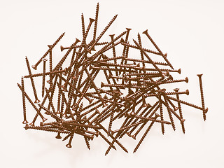 Image showing  Wood screw vintage