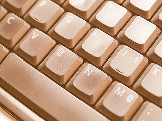 Image showing  Computer keyboard vintage