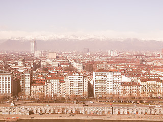 Image showing Turin view vintage