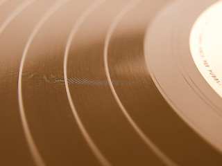 Image showing  Vinyl record vintage