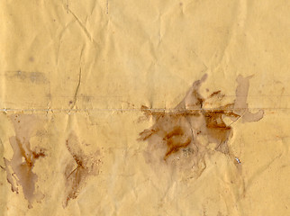 Image showing Brown paper texture background