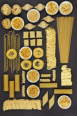 Image showing Italian Pasta Food Selection
