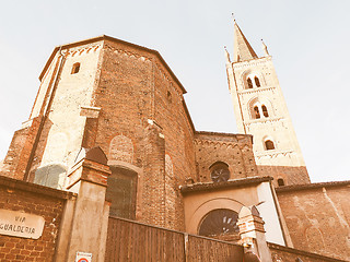 Image showing San Domenico church in Chieri vintage