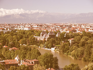 Image showing Turin view vintage