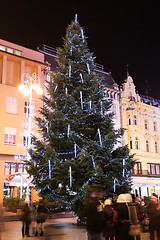 Image showing Christmas tree on Jelacic Square