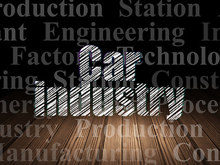 Image showing Industry concept: Car Industry in grunge dark room