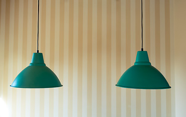 Image showing Two Modern Ceiling Lamp for Interior Decoration