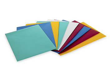 Image showing Colourful Envelopes