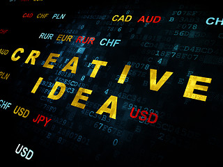 Image showing Finance concept: Creative Idea on Digital background