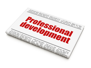 Image showing Education concept: newspaper headline Professional Development