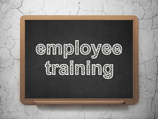 Image showing Education concept: Employee Training on chalkboard background