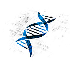 Image showing Science concept: DNA on Digital background