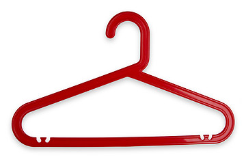 Image showing Red Cloth Hanger