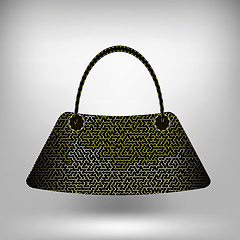 Image showing Modern Handbag Isolated