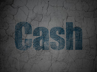 Image showing Banking concept: Cash on grunge wall background