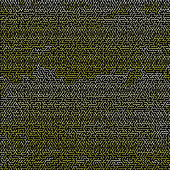 Image showing Yellow Labyrinth Background. Kids Maze