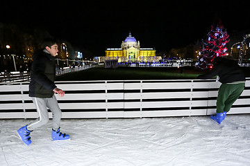 Image showing Skating rink in Zagreb