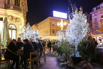 Image showing People on Jelacic Square at Advent